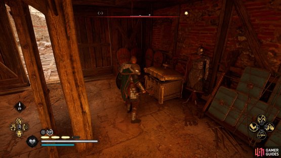You&rsquo;ll find the chest in a guardhouse in the southern part of the castle.