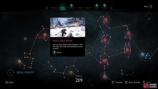You&rsquo;ll find the Heavy Dual Wield skill in the Way of the Bear skill tree.