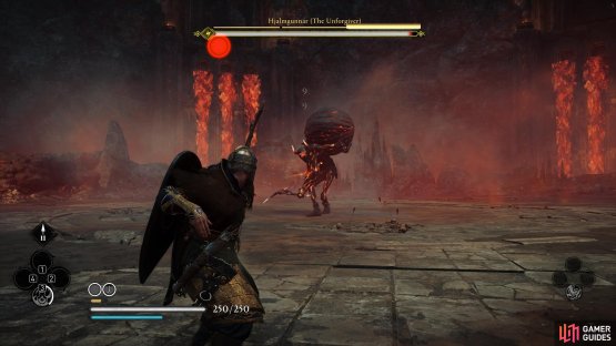 Try to hit Hjalmgunnar’s weak points as soon as possible.