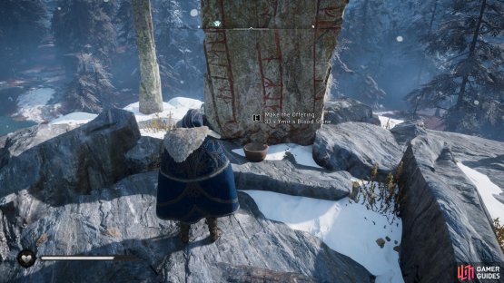 Once you&rsquo;ve collected all 33 Ymir&rsquo;s Blood Stones, interact with the altar to complete the mystery.