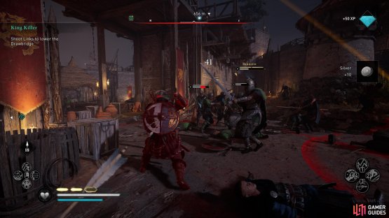 You&rsquo;ll need to fight through a large group of Briton soldiers once you pass the second gate.