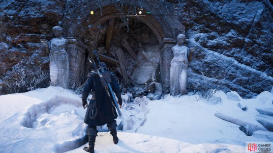You&rsquo;ll find the artifact in the rubble of an arch at the base of the tower.