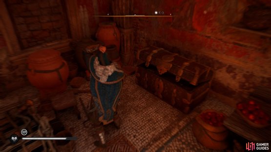 You&rsquo;ll find the chest on the southern side of the building.
