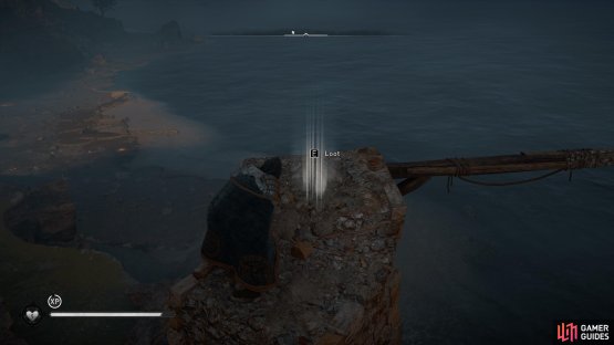 You&rsquo;ll find the treasure at the top of a ruined tower at Skegi&rsquo;s Beard.