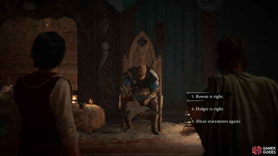 You&rsquo;ll need to decide who  is right between Rowan and Holger.