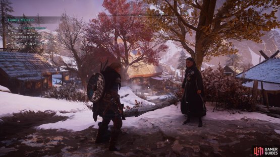 Speak with the Norse Woman to be given the task to collect 3 reindeer antlers.