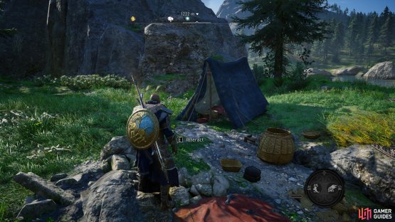 You&rsquo;ll find the treasure near the tent where the old miner used to live.