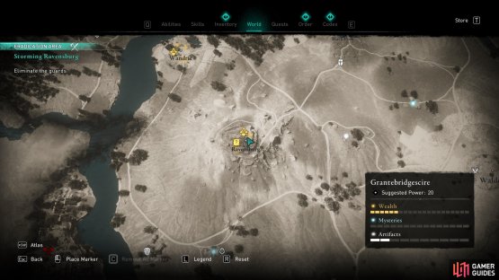 The Rush and Bash ability is located in Ravensburg