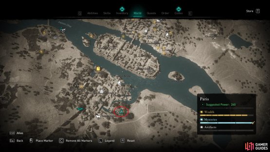 The location of the church where the robes can be found.