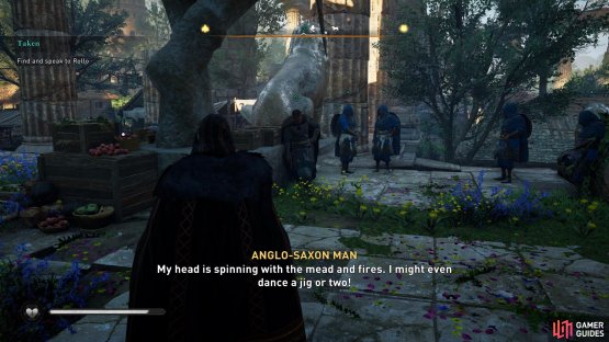 Speak with Rollo to begin the quest.
