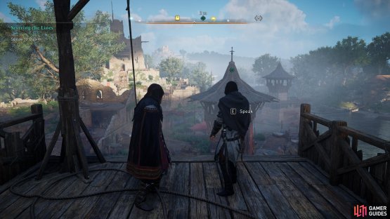 Speak with Basim to begin the quest.