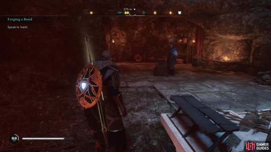 Speak with Ivaldi to begin a cutscene.