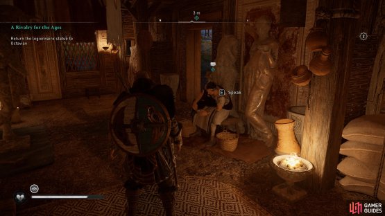 Speak with Octavian in Ravensthorpe once you&rsquo;ve built the museum to accept the quest.