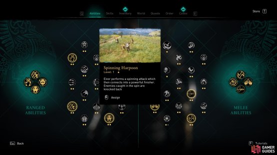 The Spinning Harpoon ability is similar to that which is used by mace wielding elite units.