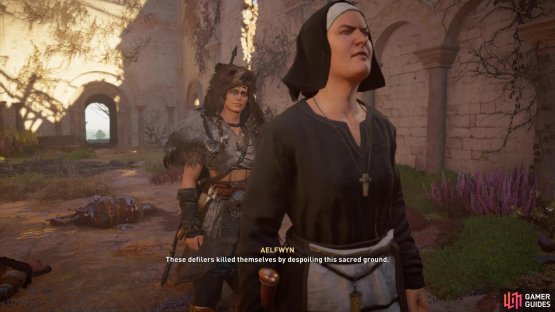 Aelfwyn has murdered many men in the name of God
