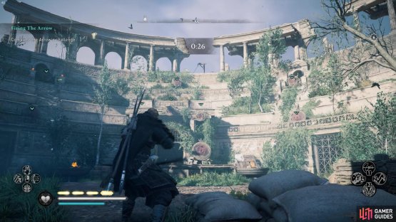 To discover the identity of The Arrow, you&rsquo;ll need to compete in the Archery Challenge