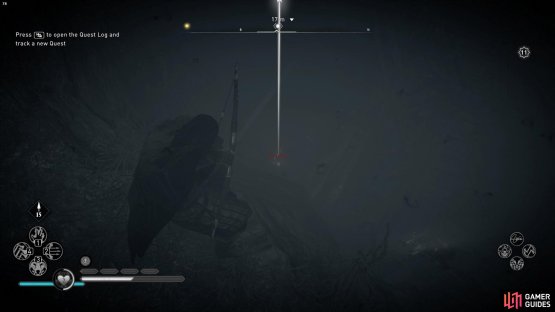 you&rsquo;ll need to shoot the cursed area found at the bottom of a pit.
