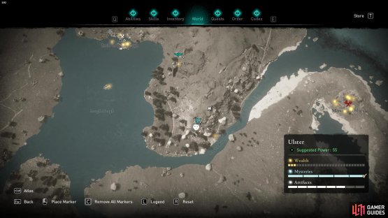This artifact is found south of Benn Uava