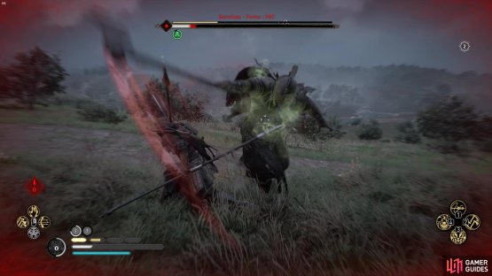 and during the fight you&rsquo;ll want to vigilantly dodge his strong attacks to avoid taking huge amounts of damage. 