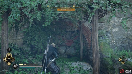 you&rsquo;ll need to explode the stone barricade to gain entrance into the secret room.