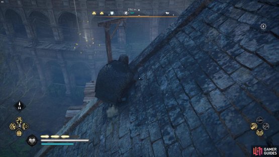 you&rsquo;ll need to follow the paper along the zipwire then through the ruins.