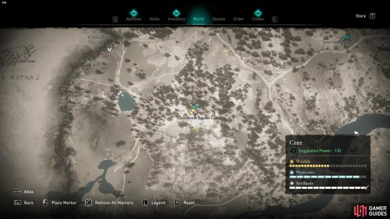 Chiselherst Bandit Camp has a deep cave