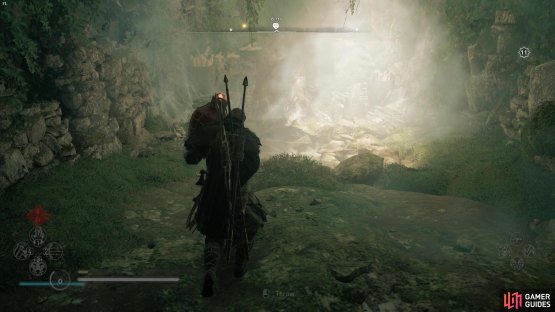you&rsquo;ll need to use the oil vases to explode the entrance to the cave and the cover over a hole in the cave blocking your path to the artifact.