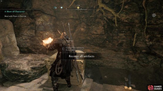 before you can grab the shield, you&rsquo;ll need to grab all 5 Ui Neill Artifacts.