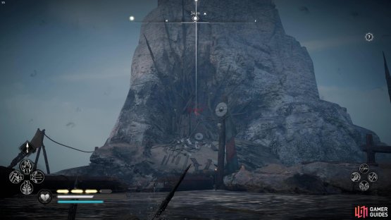 you&rsquo;ll need to head closer to be able to shoot the cursed symbol.