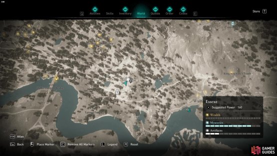 This Cursed Area is found in Epinga Forest