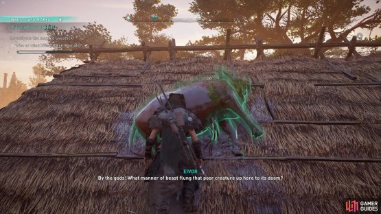 to figure out what kind of monster dealt such brute force.