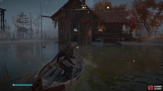 in a house that is only accessible via the side overlooking the water.