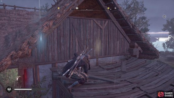 you&rsquo;ll need to head into the house via a gap in the roof. 