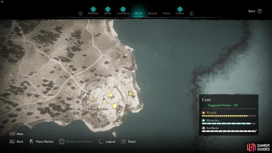 The Brigandine Trousers are found beneath Dover Fortress