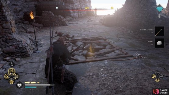 you&rsquo;ll need to blow up a stone cover blocking a hole where you&rsquo;ll find the chest.