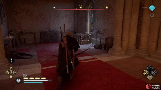 you’ll find a chest with a Nickel Ingot. Watch out for enemies first though!