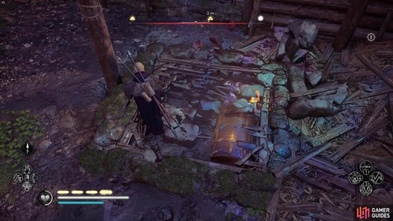 you&rsquo;ll need to use an oil pot to explode the barricade and reach the chest.