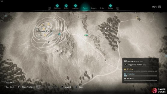 his second clue can be found in the Thieves&rsquo; Warren.