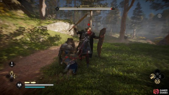 As you&rsquo;re fighting Eorforwine, you&rsquo;ll need to watch out for her red power attacks