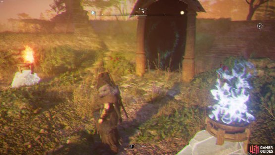 to reveal the gate that you need to walk through to complete the trip.