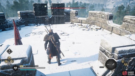 just head up onto the top of the tower to retrieve it. 