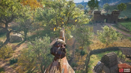 and you&rsquo;ll need to run along the rooftops of the buildings to grab it.