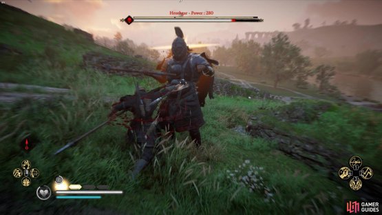 Hrothgar is one of the tall, giant-like Zealots who wields a large axe
