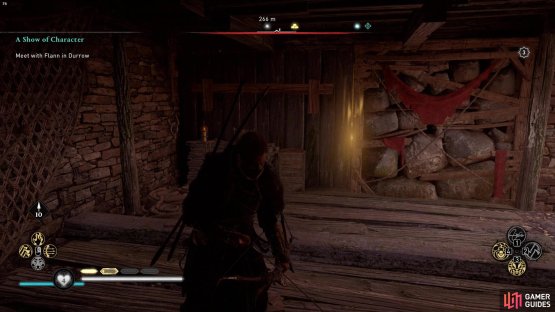 you&rsquo;ll need to break the stone barricade to reach the chest.