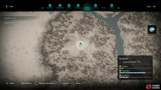 This jotun blight is found out in the open southwest of Dimm Mylna
