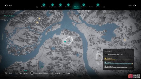 This Jotun blight cursed area is found northwest of Gnafandi Keep