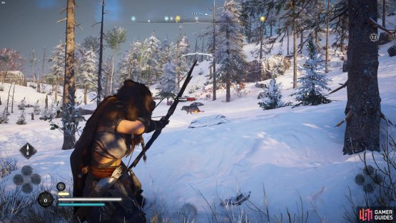 locate the nearby wolf pack and slay all but one so that Erlend can fight it. 