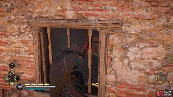 and to reach the chest you&rsquo;ll need to shoot the barricades barring the door. 