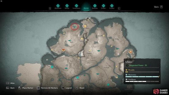 This cursed area is found in north Ulster