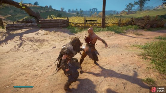 then, to beat him you&rsquo;ll need to parry a couple more of his attacks. 